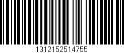 Código de barras (EAN, GTIN, SKU, ISBN): '1312152514755'