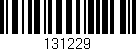Código de barras (EAN, GTIN, SKU, ISBN): '131229'