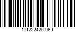 Código de barras (EAN, GTIN, SKU, ISBN): '1312324280969'