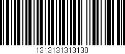 Código de barras (EAN, GTIN, SKU, ISBN): '1313131313130'