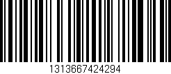 Código de barras (EAN, GTIN, SKU, ISBN): '1313667424294'