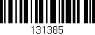 Código de barras (EAN, GTIN, SKU, ISBN): '131385'