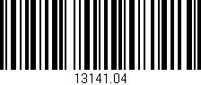 Código de barras (EAN, GTIN, SKU, ISBN): '13141.04'