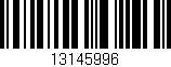 Código de barras (EAN, GTIN, SKU, ISBN): '13145996'