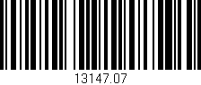 Código de barras (EAN, GTIN, SKU, ISBN): '13147.07'