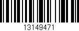 Código de barras (EAN, GTIN, SKU, ISBN): '13149471'