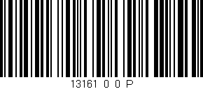 Código de barras (EAN, GTIN, SKU, ISBN): '13161_0_0_P'