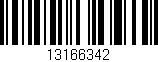 Código de barras (EAN, GTIN, SKU, ISBN): '13166342'