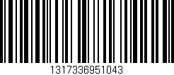 Código de barras (EAN, GTIN, SKU, ISBN): '1317336951043'