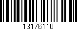 Código de barras (EAN, GTIN, SKU, ISBN): '13176110'