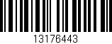 Código de barras (EAN, GTIN, SKU, ISBN): '13176443'