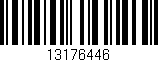 Código de barras (EAN, GTIN, SKU, ISBN): '13176446'