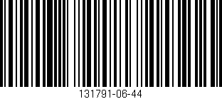 Código de barras (EAN, GTIN, SKU, ISBN): '131791-06-44'