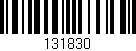 Código de barras (EAN, GTIN, SKU, ISBN): '131830'