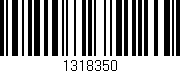 Código de barras (EAN, GTIN, SKU, ISBN): '1318350'