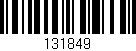 Código de barras (EAN, GTIN, SKU, ISBN): '131849'