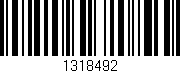 Código de barras (EAN, GTIN, SKU, ISBN): '1318492'