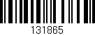 Código de barras (EAN, GTIN, SKU, ISBN): '131865'