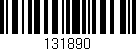 Código de barras (EAN, GTIN, SKU, ISBN): '131890'