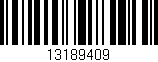 Código de barras (EAN, GTIN, SKU, ISBN): '13189409'