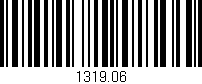 Código de barras (EAN, GTIN, SKU, ISBN): '1319.06'