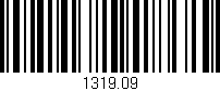 Código de barras (EAN, GTIN, SKU, ISBN): '1319.09'