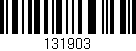 Código de barras (EAN, GTIN, SKU, ISBN): '131903'