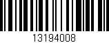 Código de barras (EAN, GTIN, SKU, ISBN): '13194008'