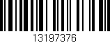 Código de barras (EAN, GTIN, SKU, ISBN): '13197376'