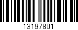 Código de barras (EAN, GTIN, SKU, ISBN): '13197801'