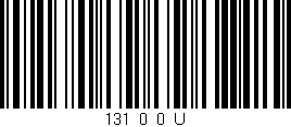 Código de barras (EAN, GTIN, SKU, ISBN): '131_0_0_U'