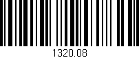 Código de barras (EAN, GTIN, SKU, ISBN): '1320.08'