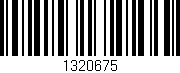 Código de barras (EAN, GTIN, SKU, ISBN): '1320675'