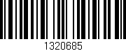 Código de barras (EAN, GTIN, SKU, ISBN): '1320685'