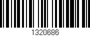 Código de barras (EAN, GTIN, SKU, ISBN): '1320686'