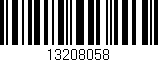 Código de barras (EAN, GTIN, SKU, ISBN): '13208058'