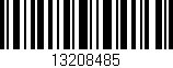 Código de barras (EAN, GTIN, SKU, ISBN): '13208485'