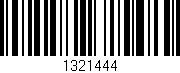 Código de barras (EAN, GTIN, SKU, ISBN): '1321444'