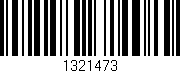 Código de barras (EAN, GTIN, SKU, ISBN): '1321473'