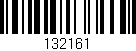 Código de barras (EAN, GTIN, SKU, ISBN): '132161'