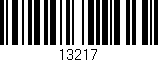 Código de barras (EAN, GTIN, SKU, ISBN): '13217'