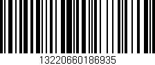 Código de barras (EAN, GTIN, SKU, ISBN): '13220660186935'