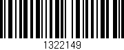Código de barras (EAN, GTIN, SKU, ISBN): '1322149'