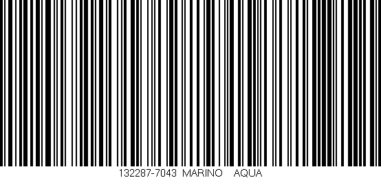 Código de barras (EAN, GTIN, SKU, ISBN): '132287-7043_MARINO__AQUA'