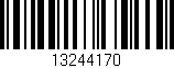 Código de barras (EAN, GTIN, SKU, ISBN): '13244170'