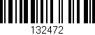 Código de barras (EAN, GTIN, SKU, ISBN): '132472'
