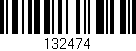 Código de barras (EAN, GTIN, SKU, ISBN): '132474'