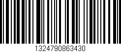 Código de barras (EAN, GTIN, SKU, ISBN): '1324790863430'