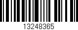 Código de barras (EAN, GTIN, SKU, ISBN): '13248365'