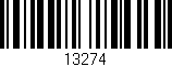 Código de barras (EAN, GTIN, SKU, ISBN): '13274'